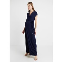 Dorothy Perkins Maternity WRAP MAXI DRESS Długa sukienka navy DP829F055