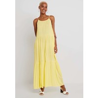 YASSANDY ANCLE DRESS Długa sukienka yellow cream Y0121C0N4