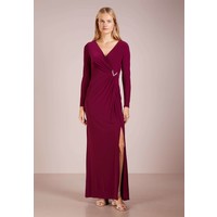 Lauren Ralph Lauren JILLIE Długa sukienka exotic ruby L4221C0LP