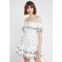 Glamorous Sukienka koktajlowa white/black GL921C0GN