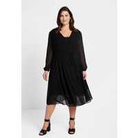 Glamorous Curve EXCLUSIVE WRAP DRESS Długa sukienka black GLA21C050
