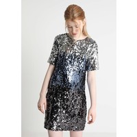 Oasis OMBRE SEQUIN SHIFT DRESS Sukienka koktajlowa multi silver OA221C0GM
