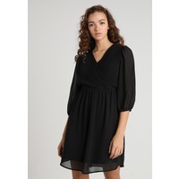 Vero Moda VMMELLY 3/4 PLEAT SHORT DRESS Sukienka koktajlowa black VE121C1LK