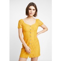 Abercrombie & Fitch DRESS Sukienka koszulowa yellow A0F21C025