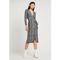 New Look SNAKE WRAP DRESS Długa sukienka grey NL021C0YC