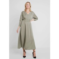 Selected Femme ADDA 7/8 LONG DRESS Długa sukienka vetiver SE521C0P7