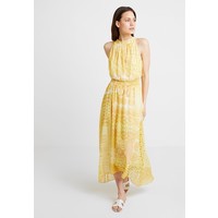 Wallis TIE DYE SHIRRED WAIST MAXI Długa sukienka yellow WL521C0NQ