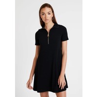 New Look TURTLENECK ZIP SWING DRESS Sukienka z dżerseju black NL021C120