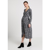 New Look Maternity SERENA SNAKE WRAP Sukienka z dżerseju grey N0B29F04N