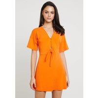 Even&Odd Sukienka z dżerseju orange EV421C0T9