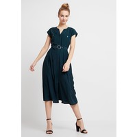 Warehouse RING BELTED DRESS Sukienka koszulowa dark green WA221C0IV