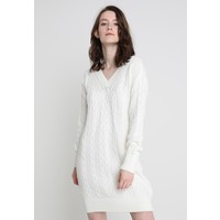 Abercrombie & Fitch CABLE DRESS Sukienka dzianinowa cream A0F21C01S
