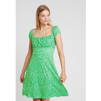 mint&berry Sukienka z dżerseju bosphorus green/white M3221C0W7