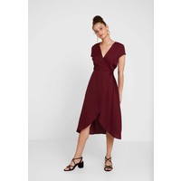 Dorothy Perkins WRAP MIDI Sukienka letnia burgundy DP521B0DT