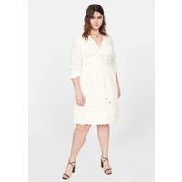 Violeta by Mango ROMAN-I Sukienka letnia off-white VM421C0LG
