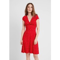 mint&berry Sukienka z dżerseju offwhite/red M3221C0TH