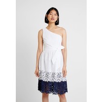 Tommy Hilfiger HELENA SHOULDER DRESS Sukienka letnia white/blue TO121C097