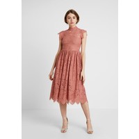 Rare London HIGH NECK FRILL PROM DRESS Sukienka koktajlowa dusky pink RA621C02B