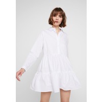 Nly by Nelly FRILL DRESS Sukienka koszulowa white NEG21C02W