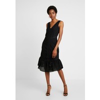 Lost Ink COLUMN DRESS IN BRODERIE Sukienka koktajlowa black L0U21C0D4