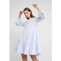 NA-KD TRUMPET SLEEVE FLOUNCE DRESS   Sukienka koszulowa blue NAA21C06Q