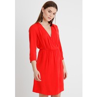 Vero Moda VMDESTINY SHORT WRAP DRESS Sukienka letnia poppy red VE121C1EE