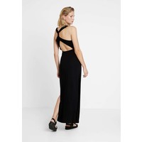Warehouse TWIST BACK DRESS Długa sukienka black WA221C0JU