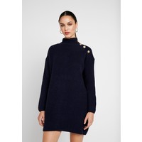 River Island Sukienka dzianinowa navy RI921C0I6