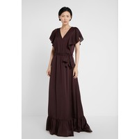 DESIGNERS REMIX ELDA LONG DRESS Długa sukienka rouge noir DEA21C027