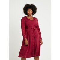 Glamorous Curve BUTTON FRONT DRESS Sukienka letnia burgundy GLA21C06H