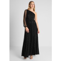 Maya Deluxe ONE SHOULDER SCATTERED SEQUIN MAXI DRESS Suknia balowa black M2Z21C026