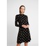 Dorothy Perkins SPOT FIT & FLARE Sukienka z dżerseju black DP521C23I