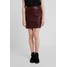 New Look SEAMED Spódnica trapezowa dark burgundy NL021B0D1