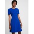 Dorothy Perkins TUCK SLEEVE FIT AND FLARE Sukienka z dżerseju blue DP521C21V