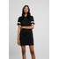 Calvin Klein Jeans MONOGRAM TAPE DRESS Sukienka letnia black C1821C04G