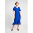 Dorothy Perkins RUFFLE FRONT MIDI DRESS Sukienka koszulowa cobalt DP521C1ZQ
