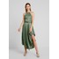 U Collection SPOT MIDI DRESS Sukienka koktajlowa green/silver UC421C012