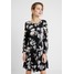 Wallis WINTER TROPICAL SWING DRESS Sukienka letnia black WL521C0Q0