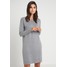 Esprit Collection DECO DRESS Sukienka dzianinowa medium grey ES421C0TL