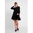 Monki TACY DRESS Sukienka letnia black dark MOQ21C05U