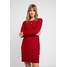 edc by Esprit DRESS Sukienka dzianinowa red ED121C0O2