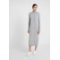 pure cashmere TURTLENECK DRESS Długa sukienka light grey PUG21C000
