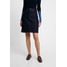 Selected Femme SLFATELIER RINSE SKIRT Spódnica trapezowa dark blue denim SE521B0A1