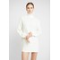 Missguided Tall CABLE SLEEVE ROLL NECK JUMPER DRESS Sukienka dzianinowa cream MIG21C040