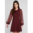 ONLY Petite ONLLACEY DRESS Sukienka dzianinowa tawny port OP421C056