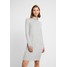 Vero Moda VMMALENA ROLLNECK SHORT DRESS Sukienka dzianinowa light grey melange VE121C1VU