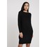 ONLY ONLLACEY DRESS Sukienka dzianinowa black ON321C1GO