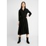 YASBIANCA MIDI DRESS Sukienka z dżerseju black Y0121C0V3