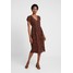 Vero Moda VMSISSEL BUTTON CALF DRESS Sukienka koszulowa brown VE121C1SM