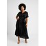 New Look Curves GO PLEATED DRESS Sukienka letnia black N3221C09K